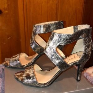 Snake skin heels